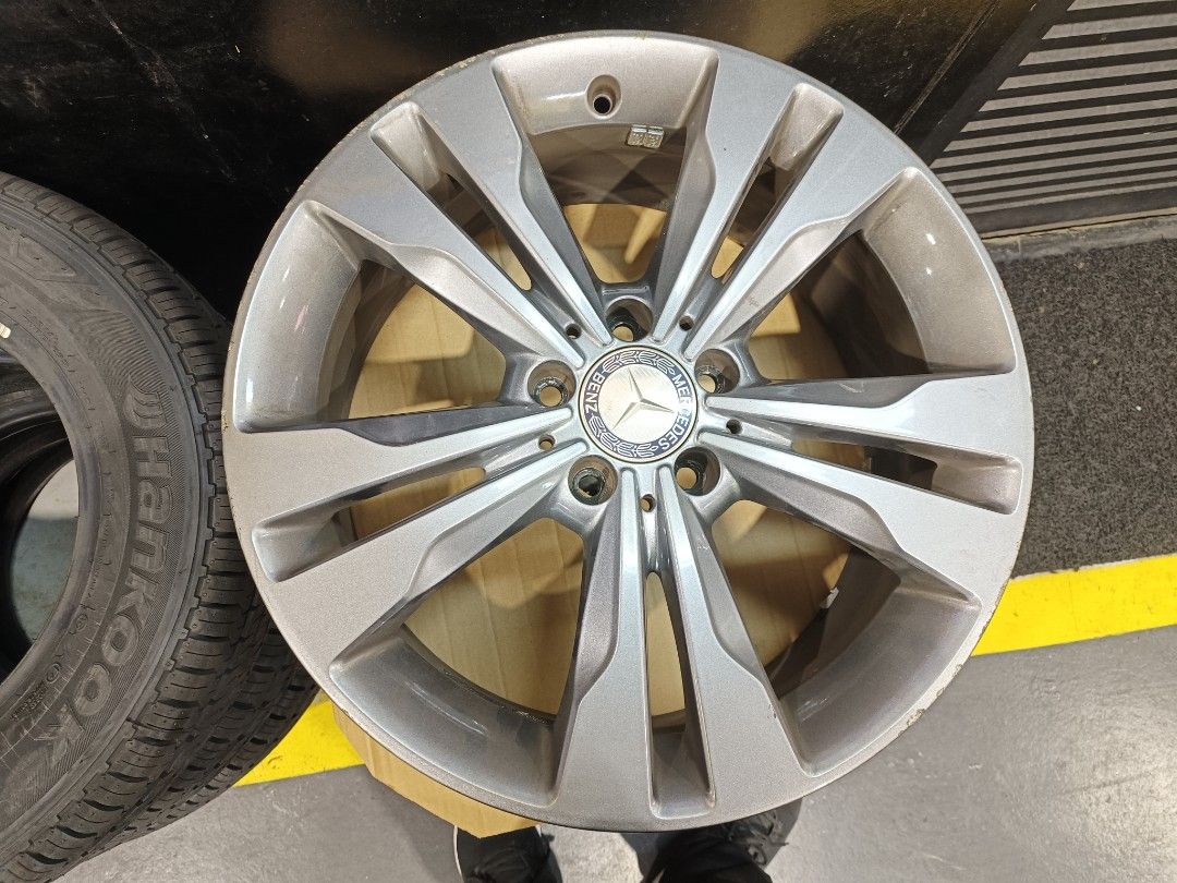 Mercedes rims, Car Accessories, Tyres & Rims on Carousell