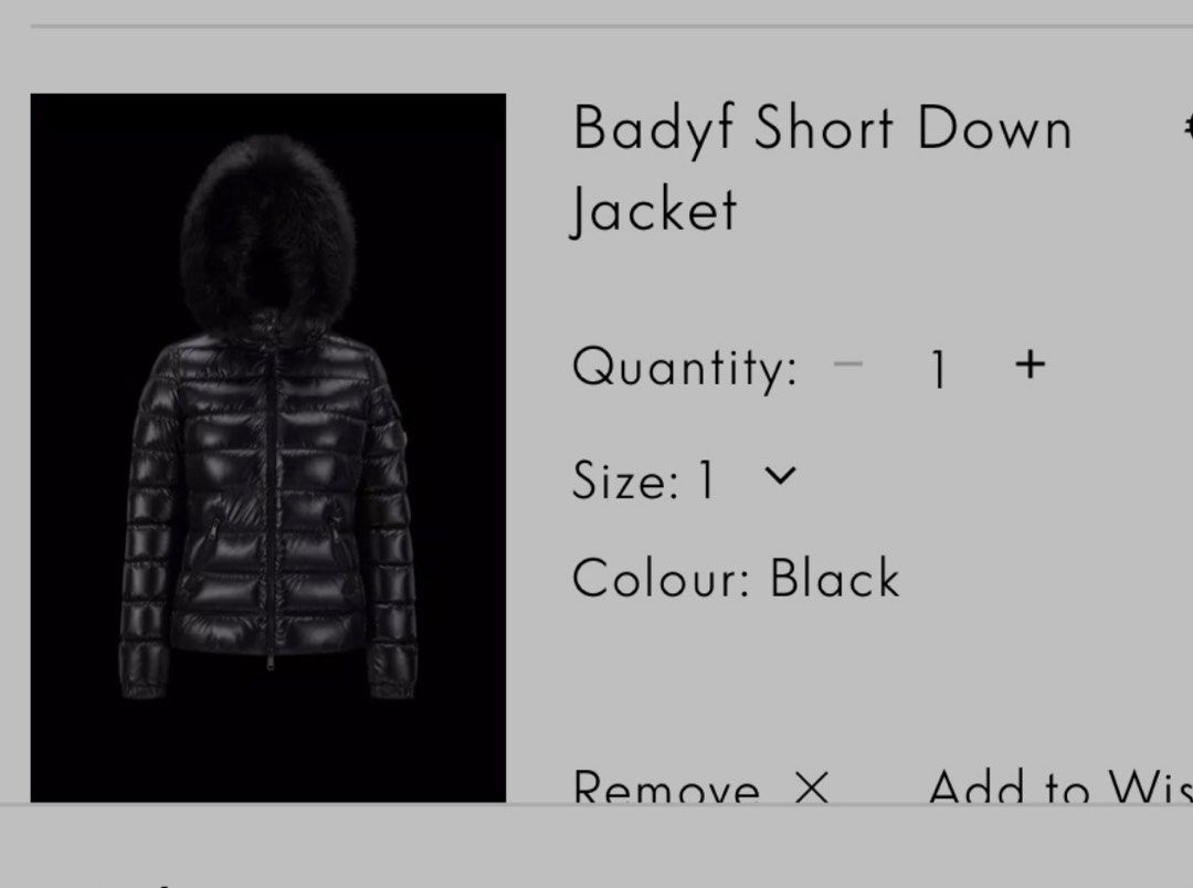 Bady fur moncler hotsell