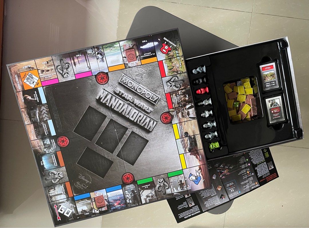 Lot - A Monopoly board game Mandalorian edition