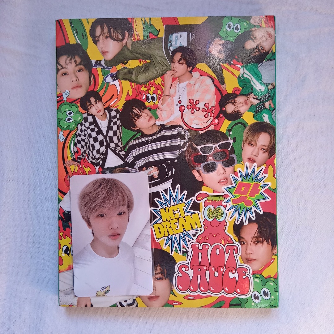 nct dream hot sauce boring ver + jisung cafe pc set, Hobbies & Toys