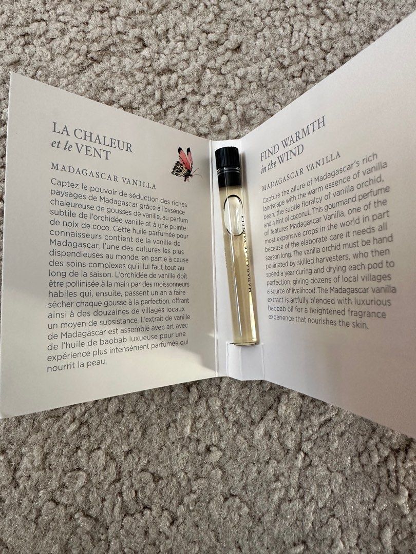 NEST Madagascar Vanilla Perfume Oil 1.5ml, Beauty & Personal Care