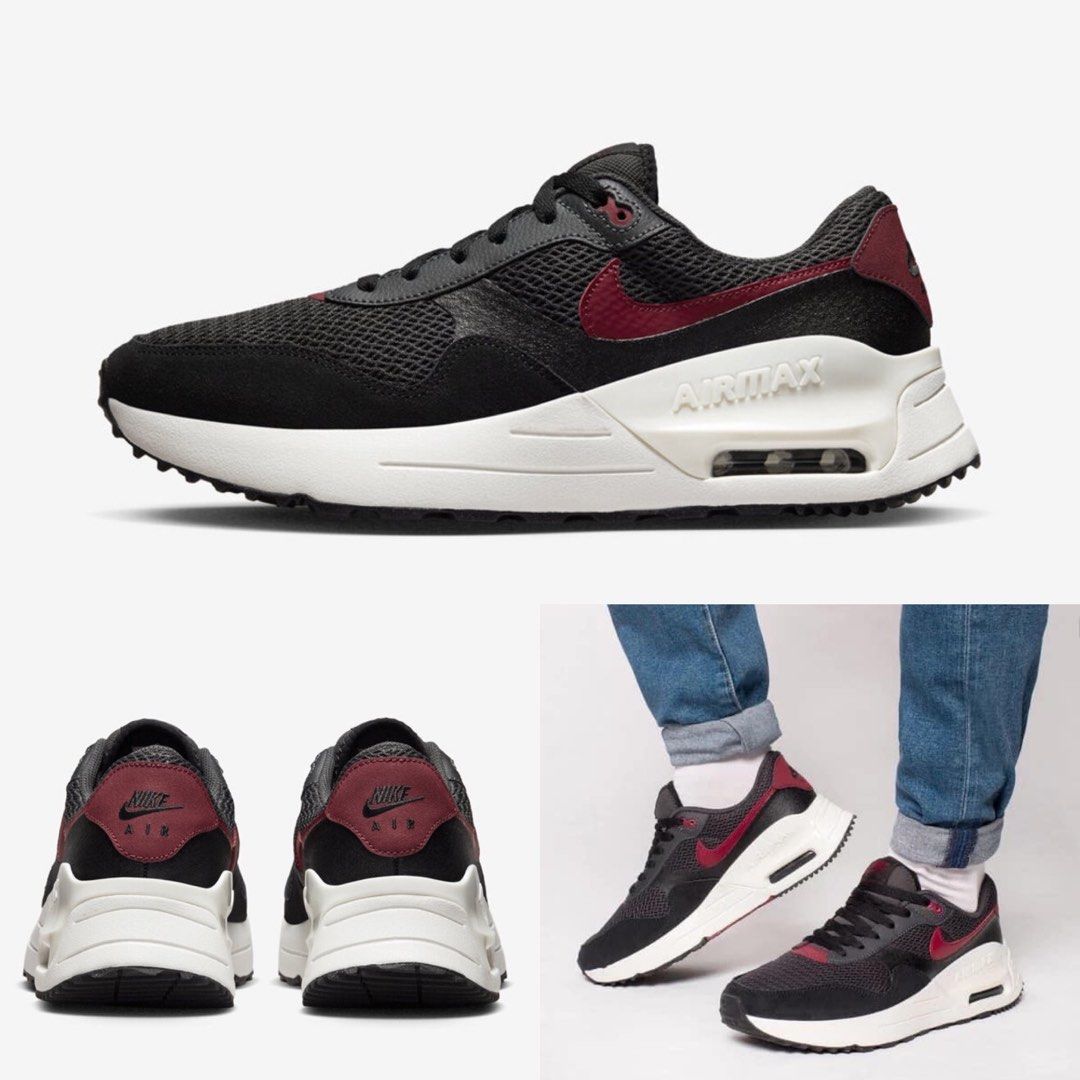 Nike Air Max Systm 黑 紅 氣墊 男款休閒鞋 DM9537-003