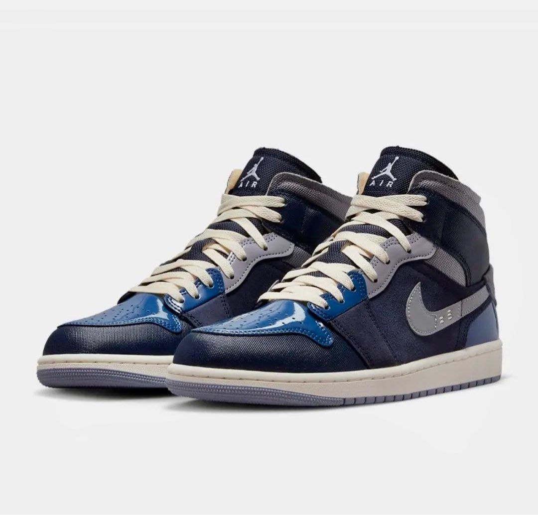 Nike Jordan 1 Mid SE Craft Obsidian Men s Fashion Footwear