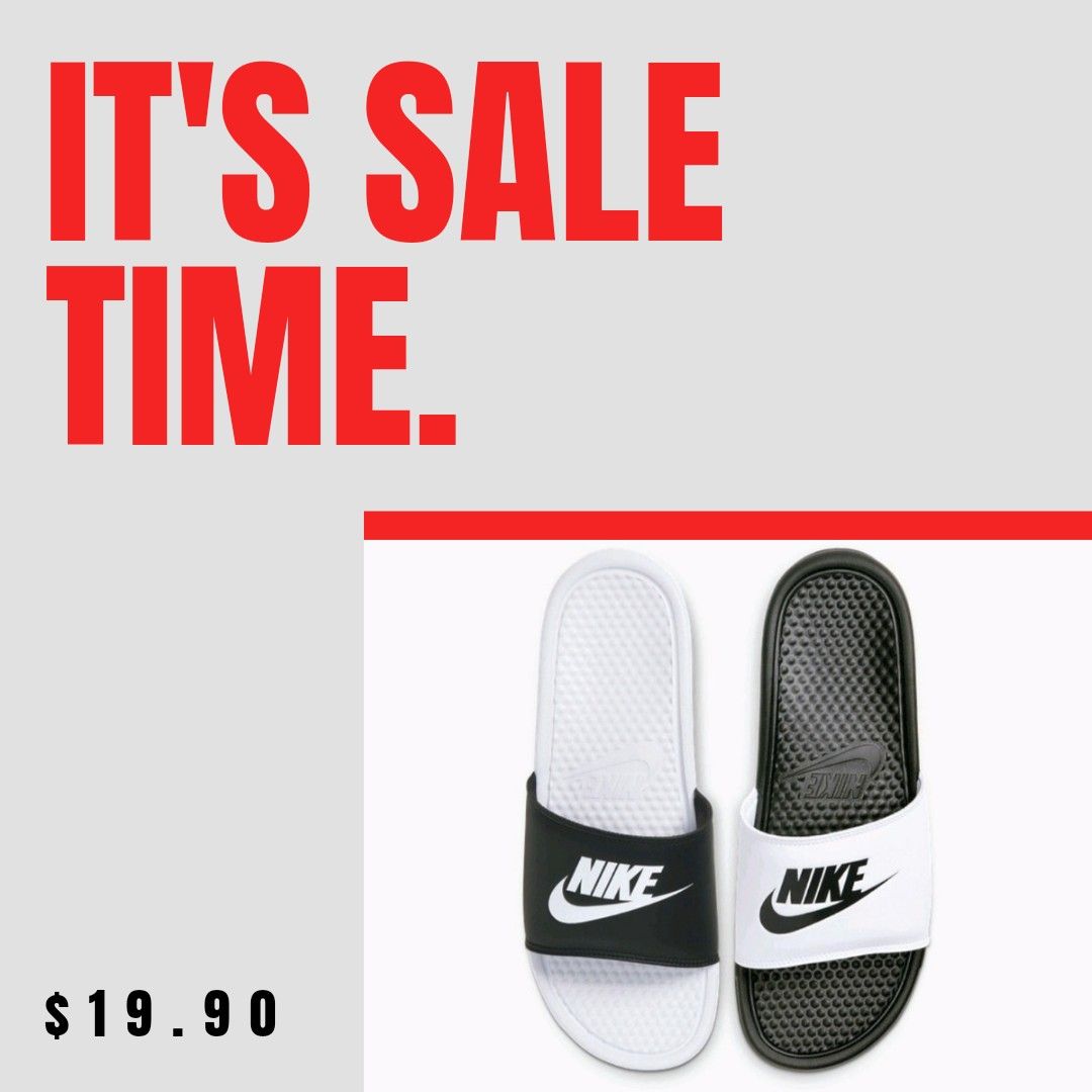 Nike Slides, Men's Fashion, Footwear, Flipflops and Slides on Carousell