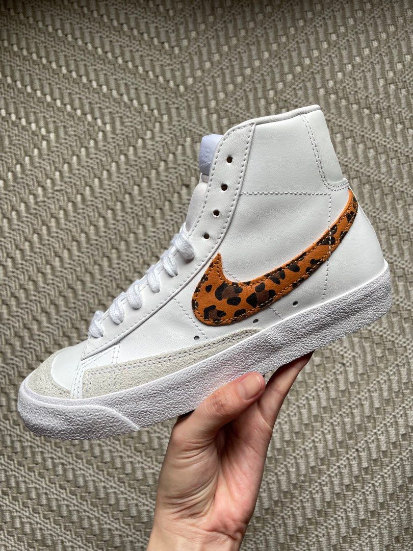 NIKE Wmns Blazer Mid '77 SE “Leopard”, Women's Fashion, Footwear