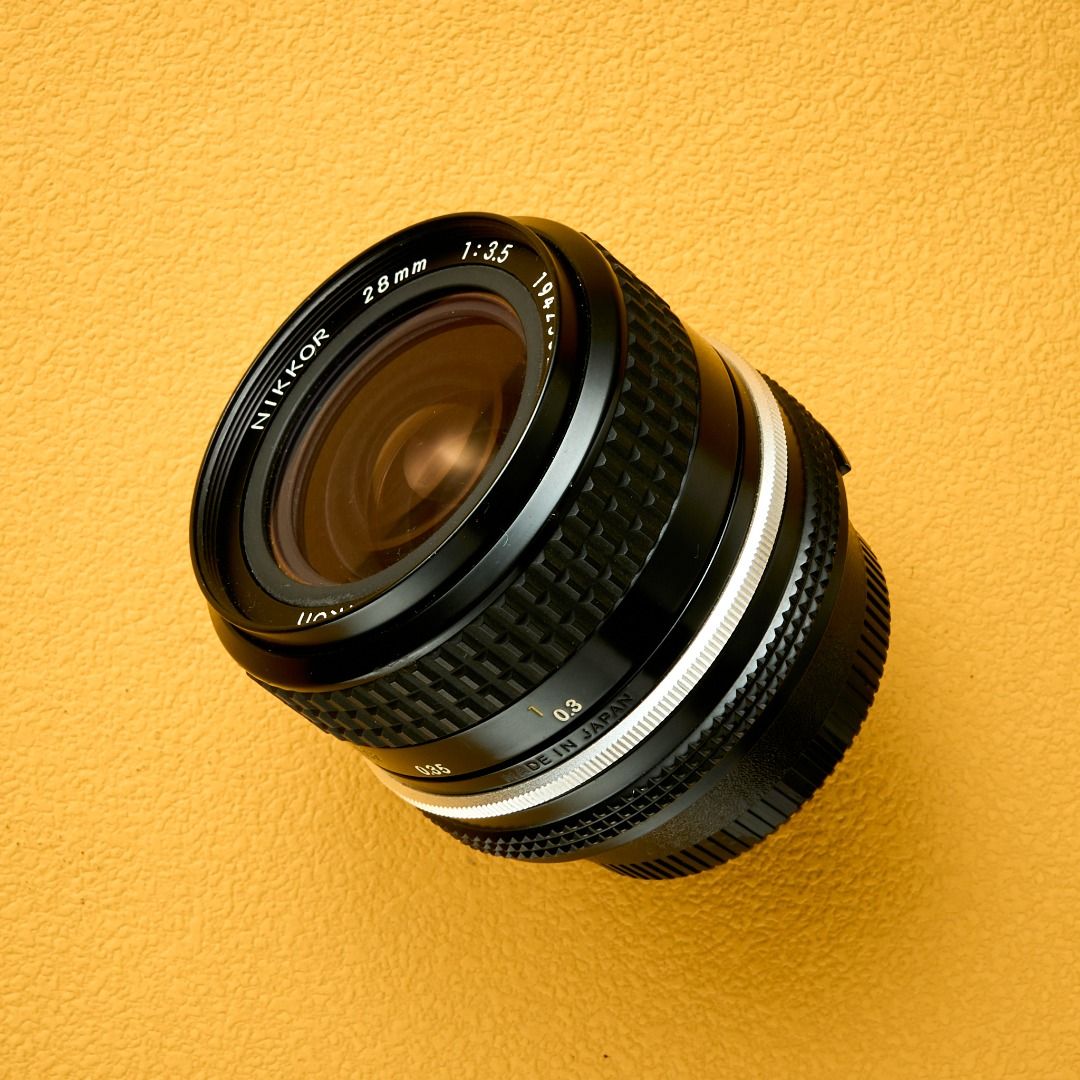 Nikon Ai NIKKOR 28mm F3.5 B134, 攝影器材, 鏡頭及裝備 - Carousell