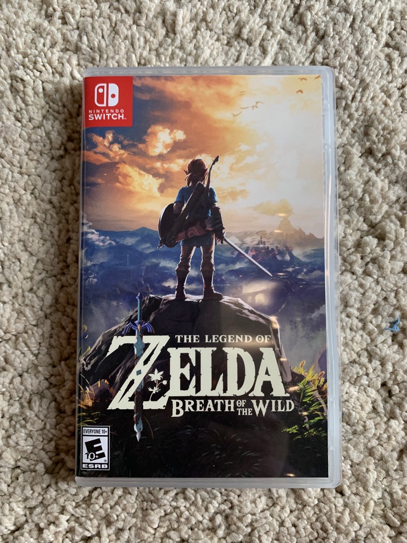 Nintendo Switch Game Zelda Breath of the Wild (BOTW), Video Gaming