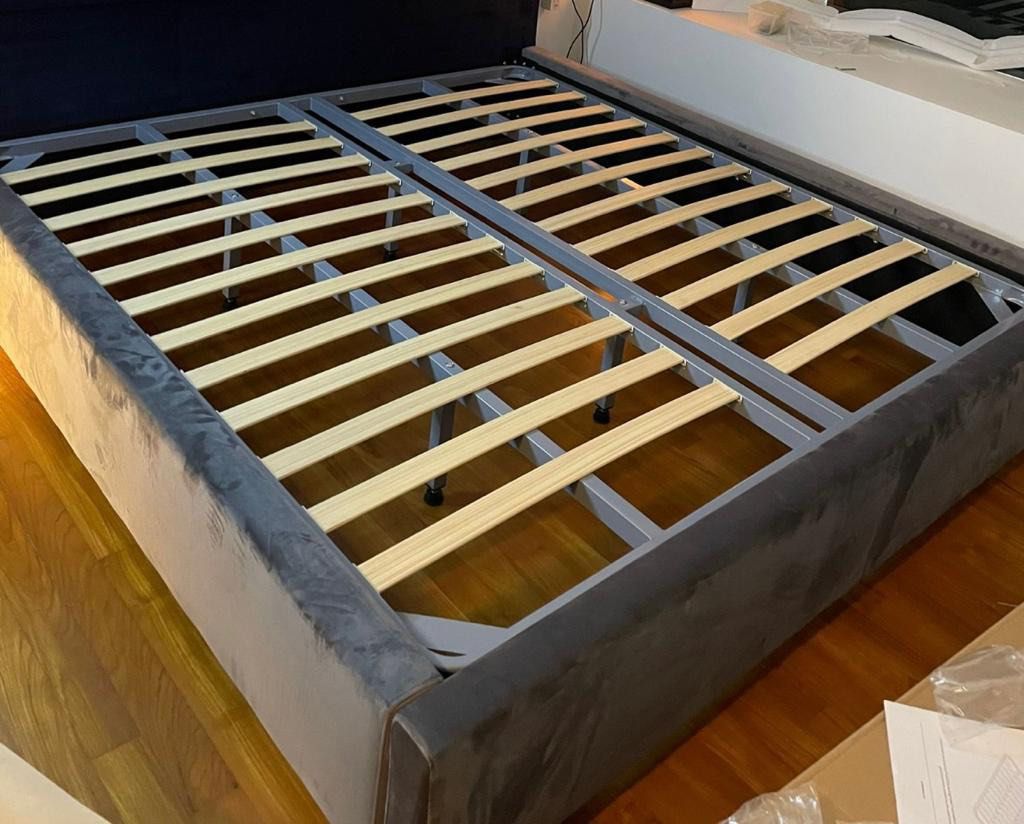 Noa King Bed Frame & Mattress, Furniture & Home Living, Furniture, Bed