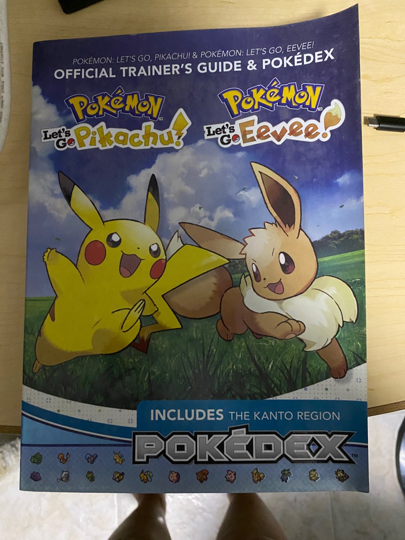 Official Trainer’s Guide Pokedex Let’s go pikachu and eevvee, Hobbies ...