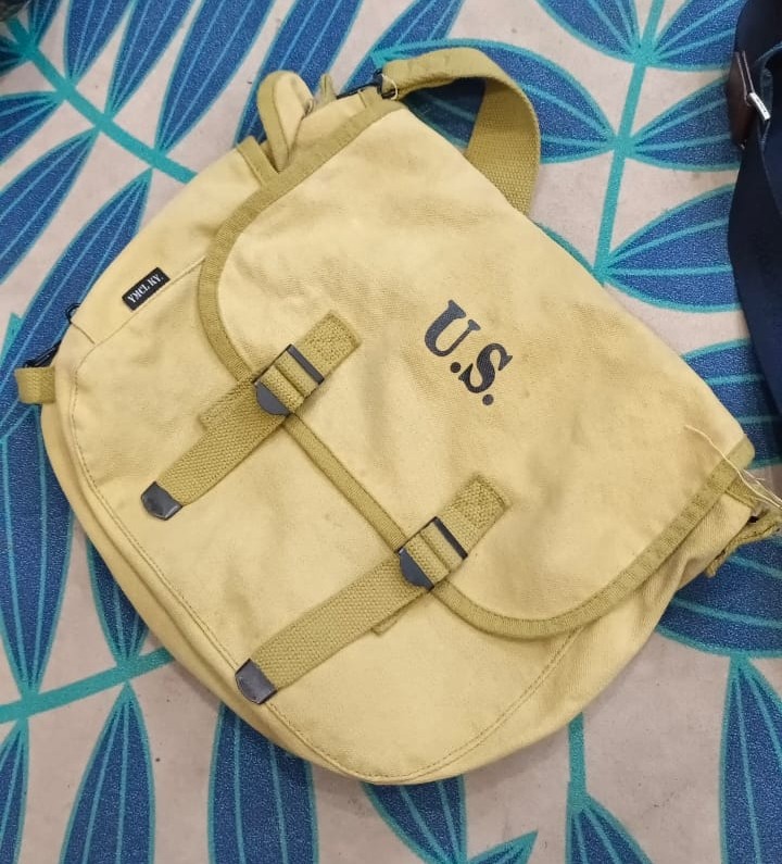 Old school bag 80',90', Men's Fashion, Bags, Sling Bags on Carousell