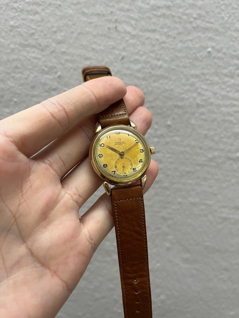 Solid gold automatic watch best sale