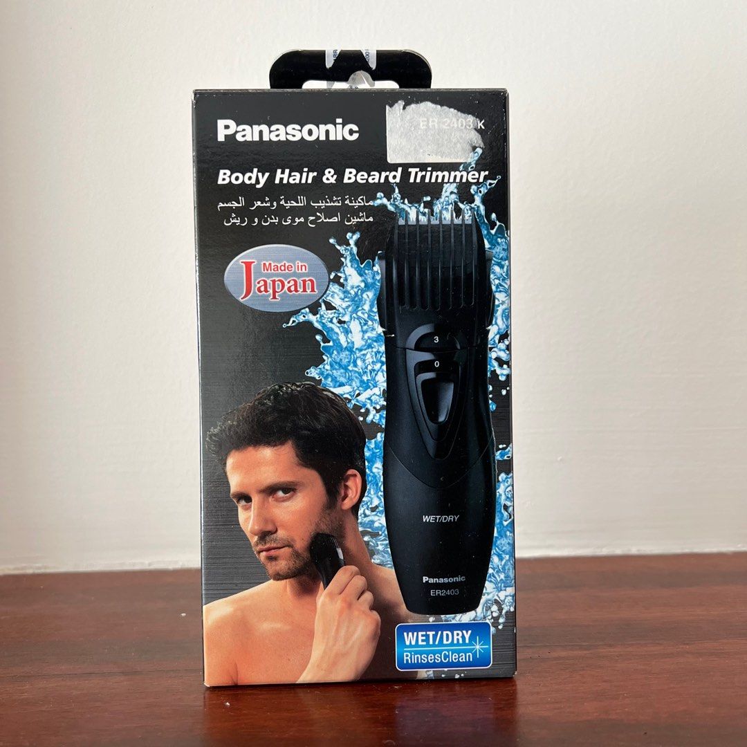 Panasonic Body Hair & Beard Trimmer, Beauty & Personal Care, Men's Grooming  on Carousell