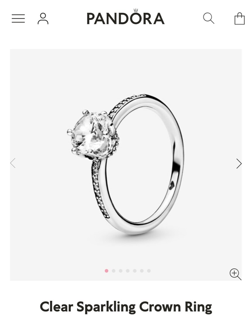Raindrop pandora ring online