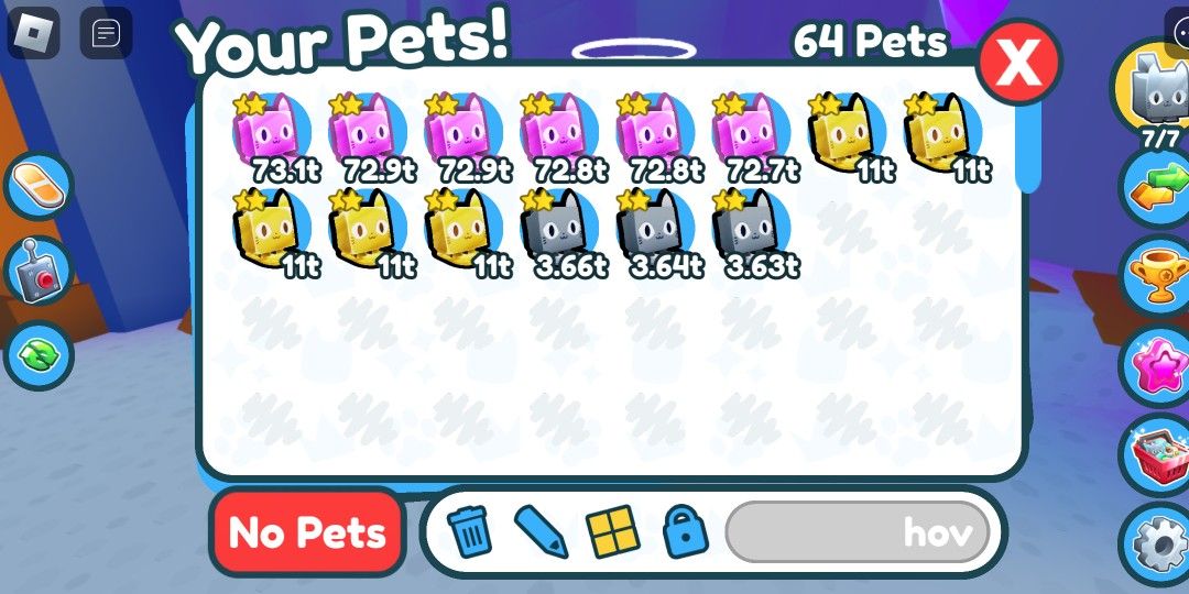 Pet Simulator X cat (hoverboard cat and nutcracker cat)