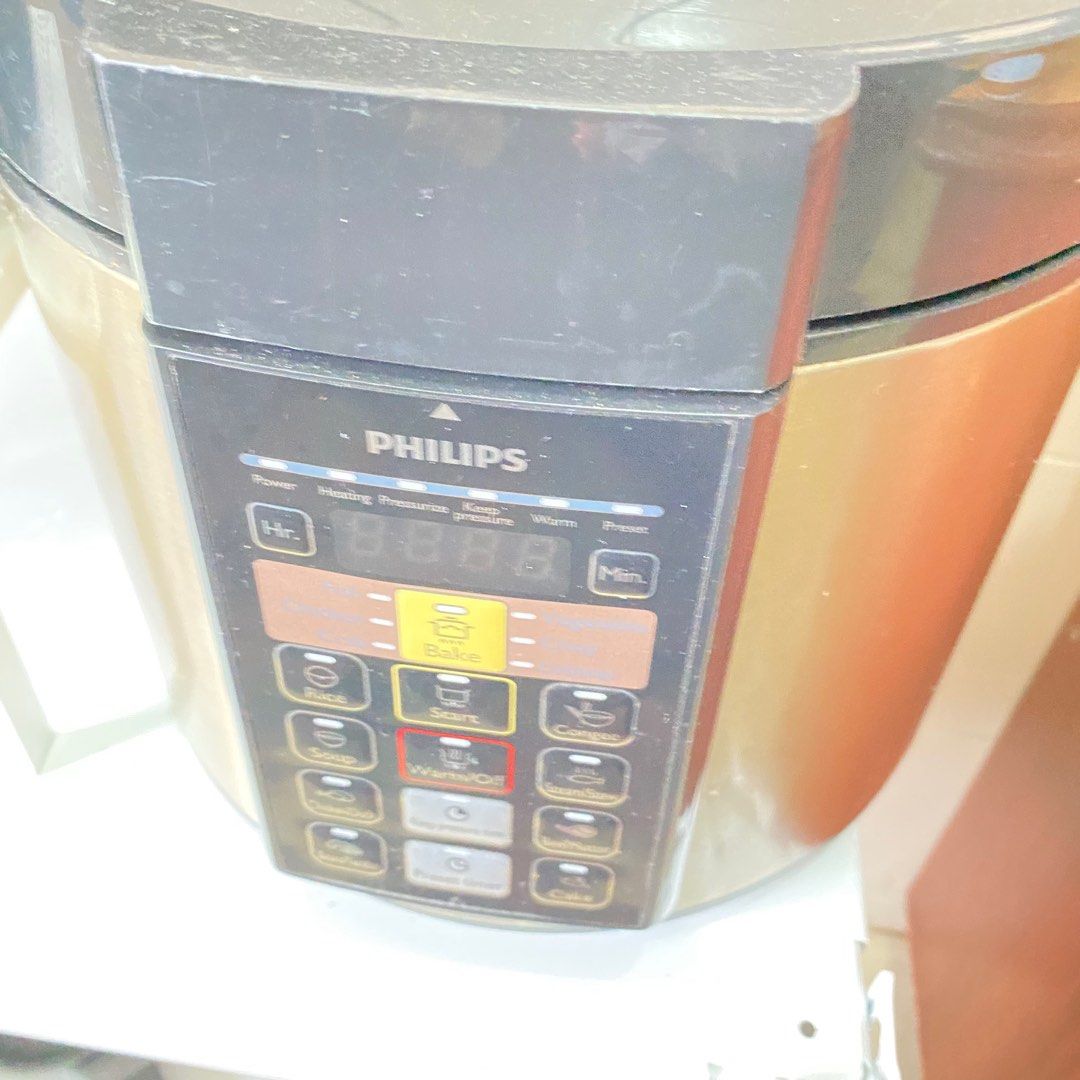 Philips pressure cooker HD2139 6.0L, TV & Home Appliances, Kitchen