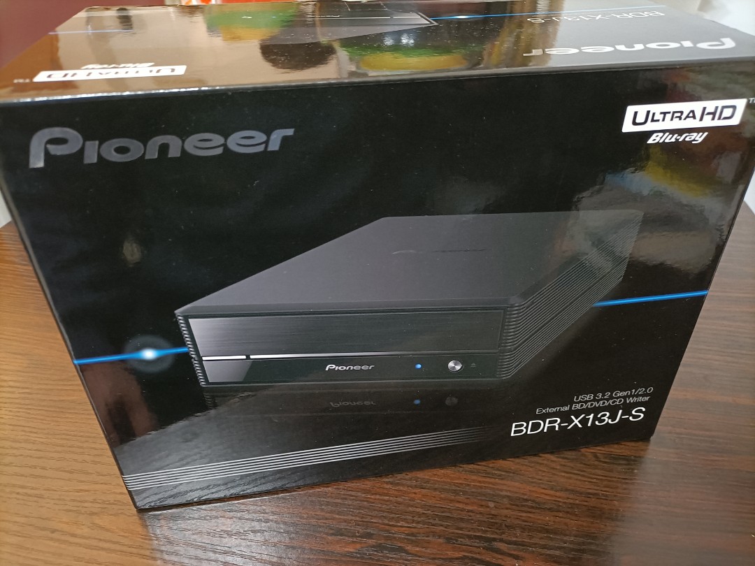 Pioneer BDR-X13J-S 外置BD光碟機, 電腦＆科技, 電腦周邊及配件