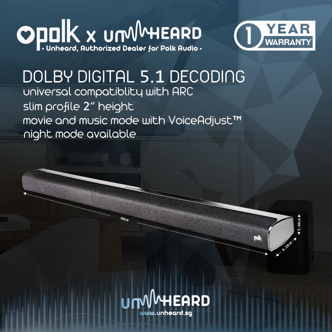 Polk Audio Signa S2 Soundbar not Samsung Soundbar JBL soundbar LG