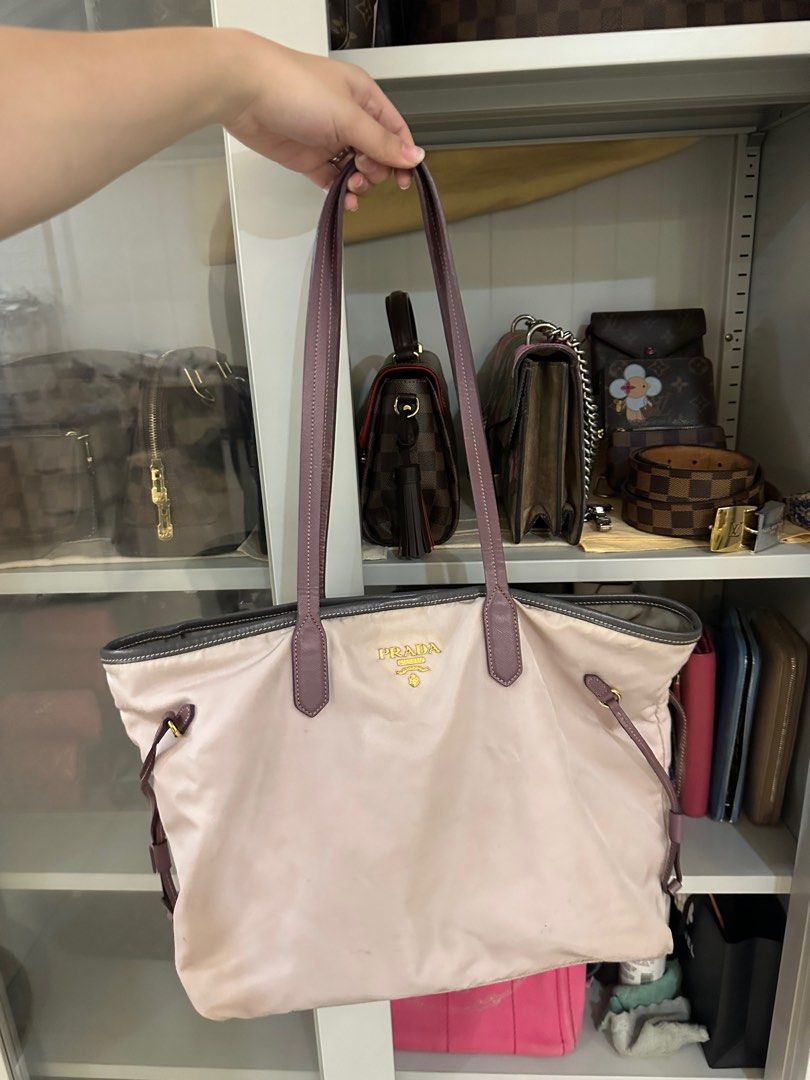 Prada Nylon Convertible Tote & Strap