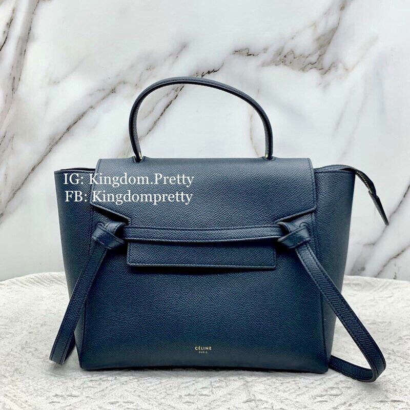Preorder Celine Micro Size Belt Bag Top Handle in Blue, Luxury, Bags