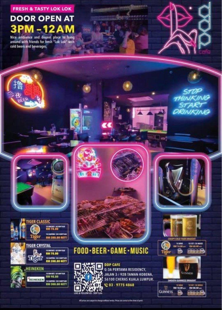 Pub, bar, KTV, karaoke, cafe, restaurant, bistro, club, F&B for sell