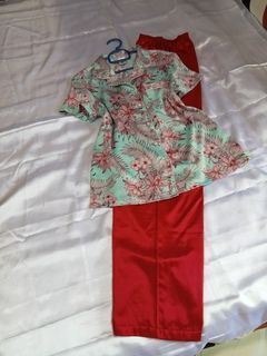 Pyjamas Set Red Colour S size