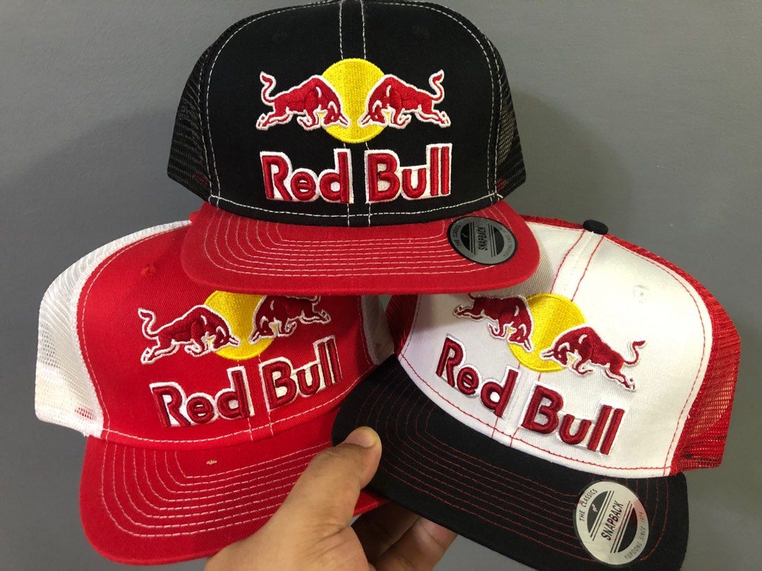 RED BULL TRUCKER CAP, Men's Fashion, Watches & Accessories, Caps & Hats