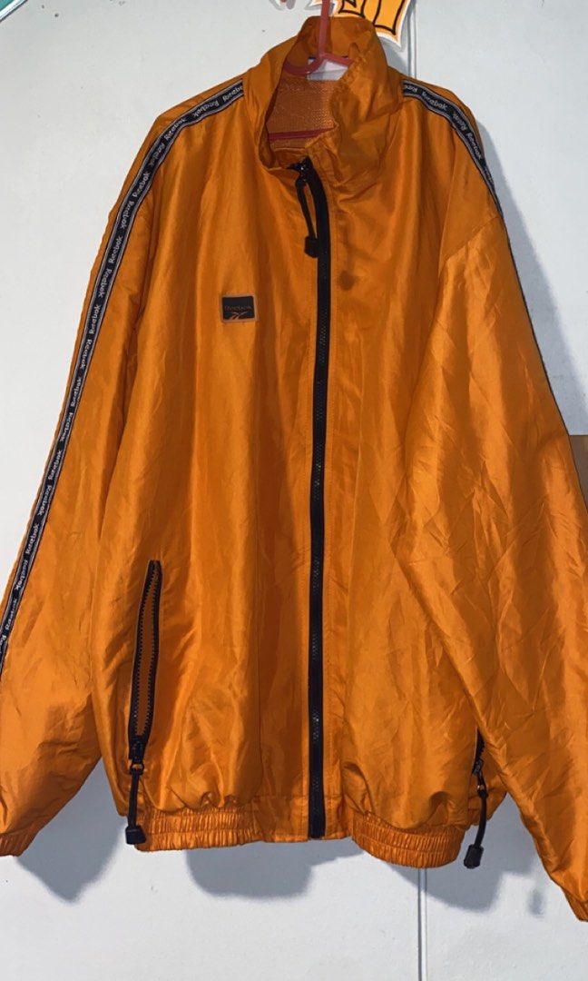Reebok orange jacket on sale