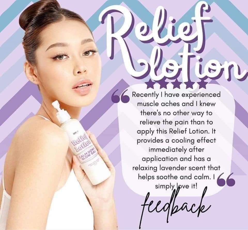Relief Lotion with Cooling Effect and with FREEBIES Shop