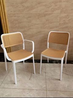 Restaurant Rattan Plastic Dining Chair and furntiure for cafe coffeeshop