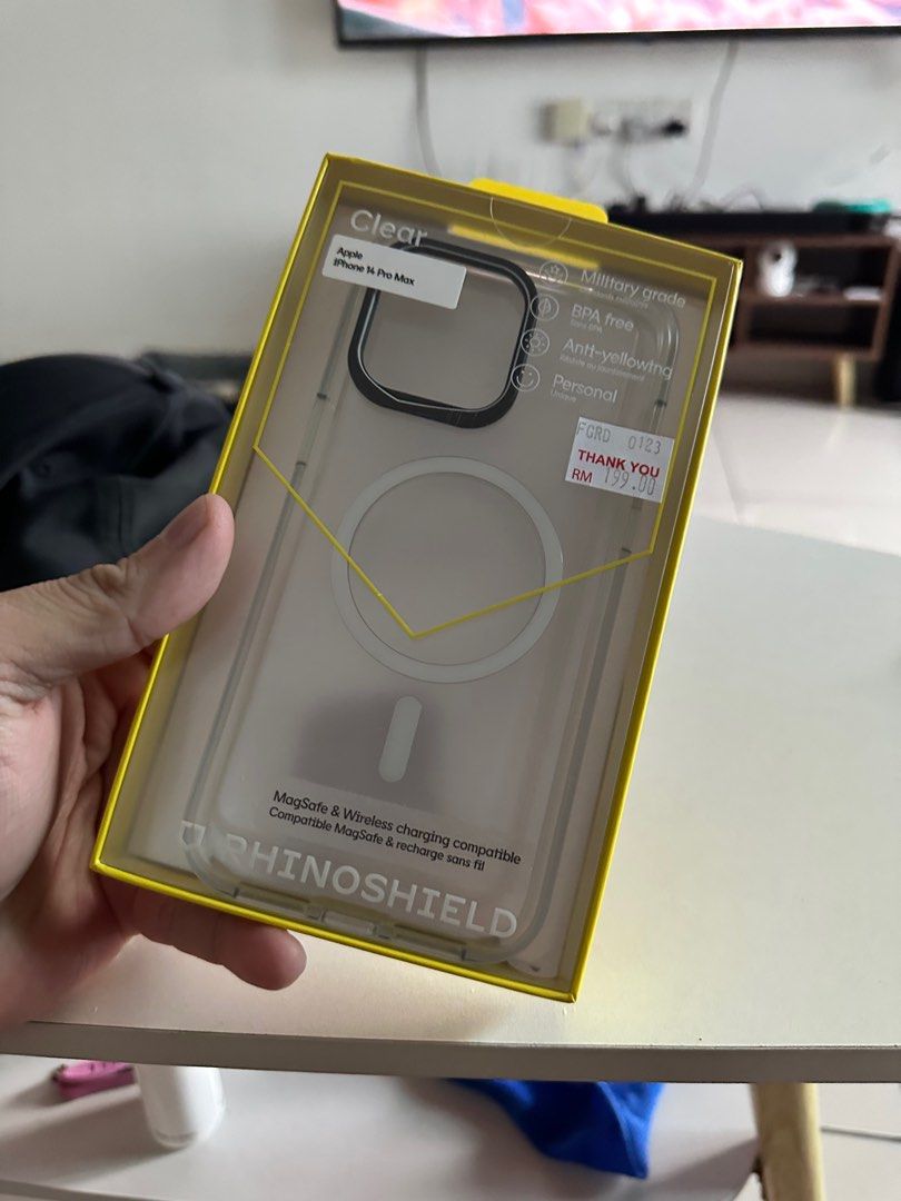 Rhinoshield iPhone 14 Pro Max Clear with Magsafe, Mobile Phones & Gadgets,  Mobile & Gadget Accessories, Cases & Covers on Carousell