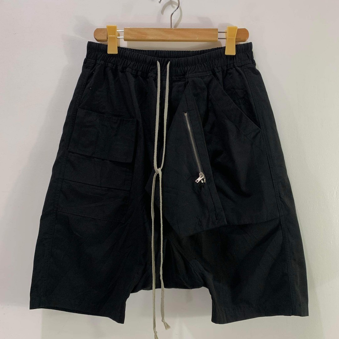 Rick Owens DRKSHDW Memphis Pod Shorts, Men's Fashion