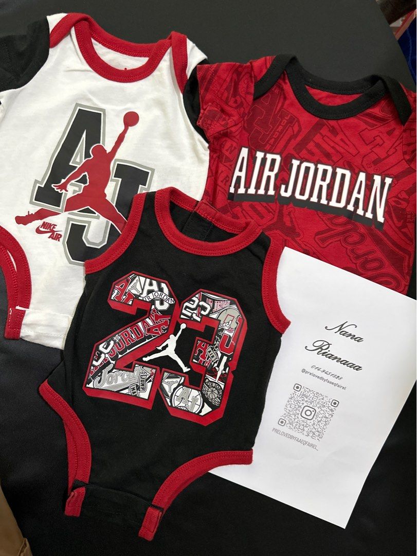 Jordan sale baby romper