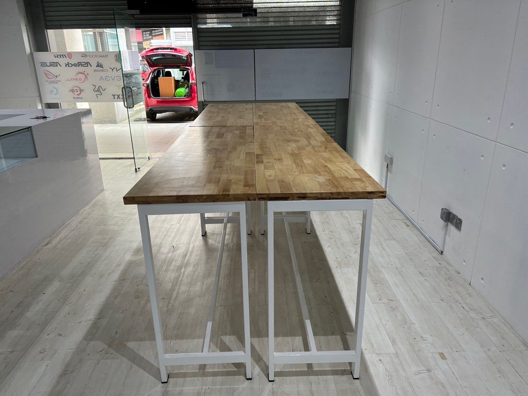 Rubber wood table top, Furniture & Home Living, Furniture, Tables