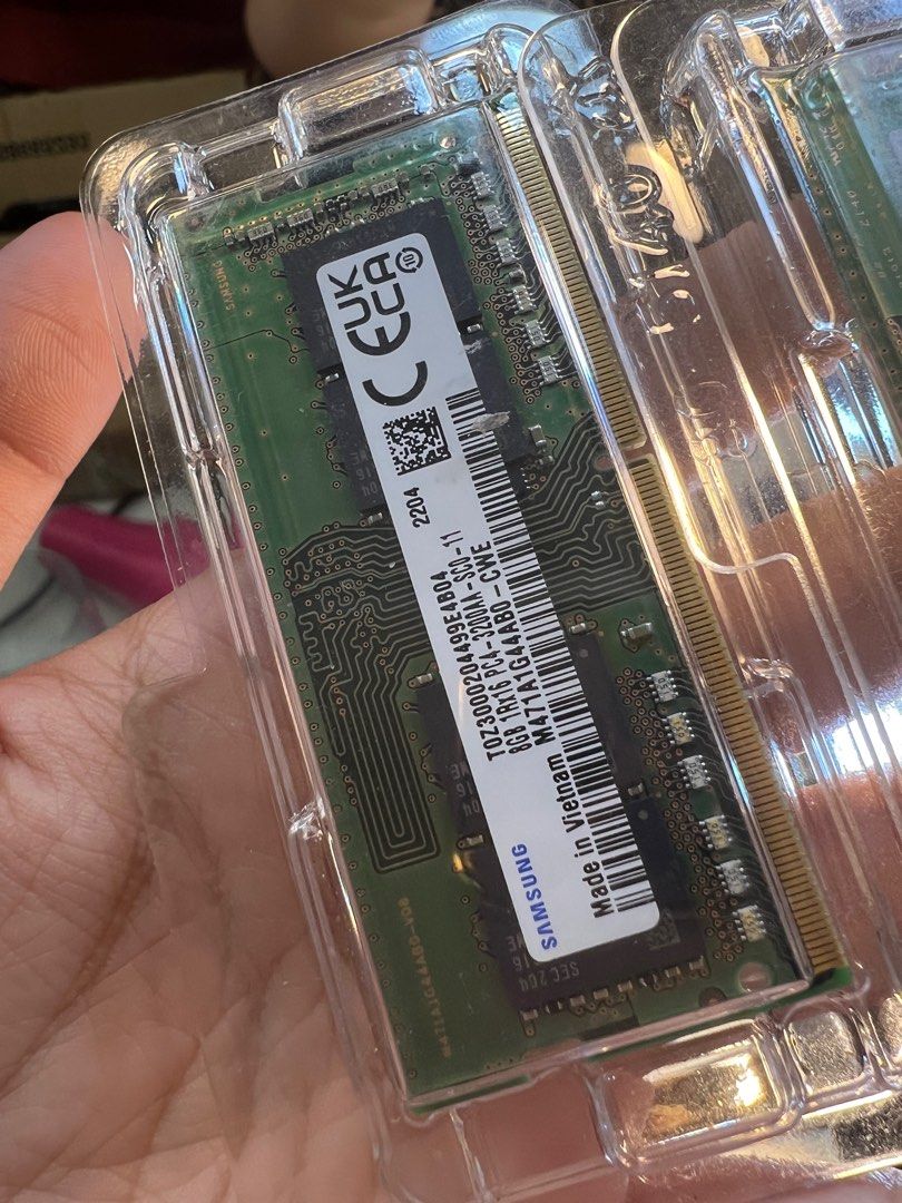Samsung 8GB RAM DDR4 3200MHz 2pcs, Computers & Tech, Laptops ...