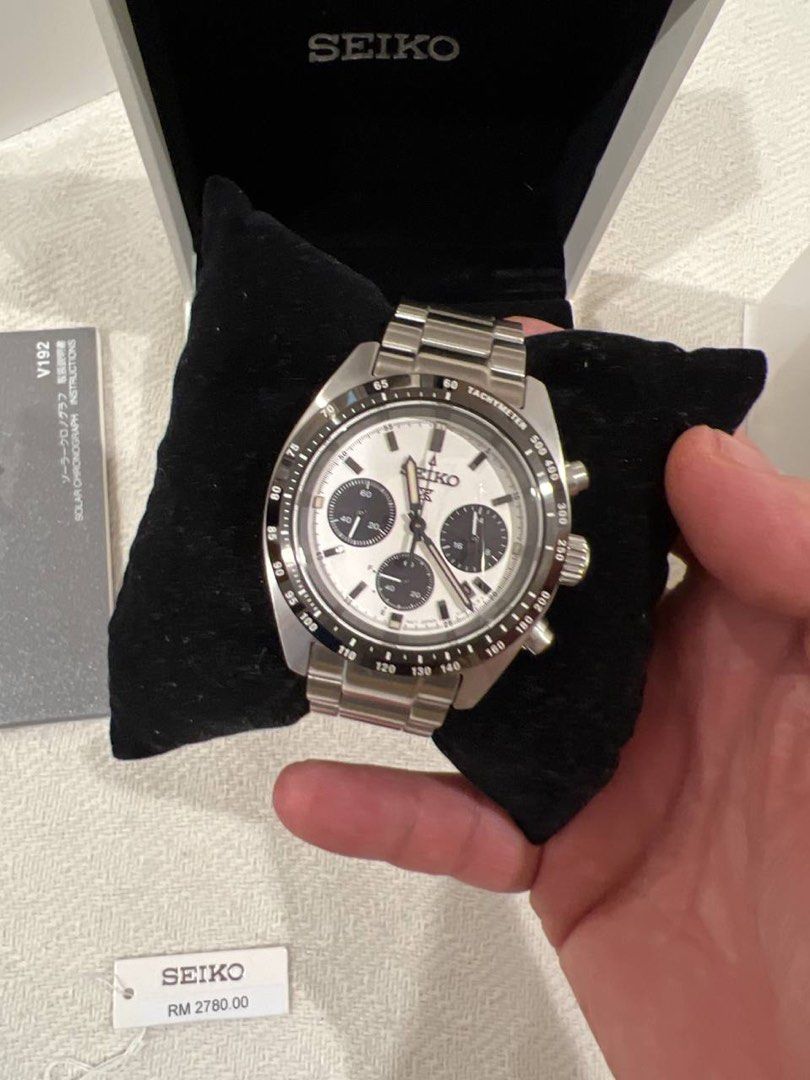 Seiko prospex solar chronograph PANDA, Men's Fashion, Watches &  Accessories, Watches on Carousell