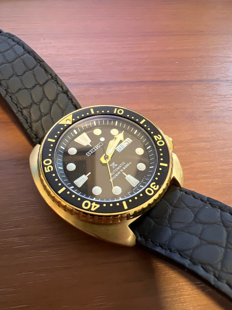 seiko prospex gold turtle