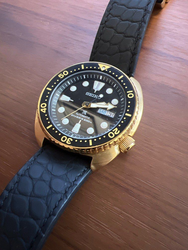 SEIKO Prospex Turtle Gold
