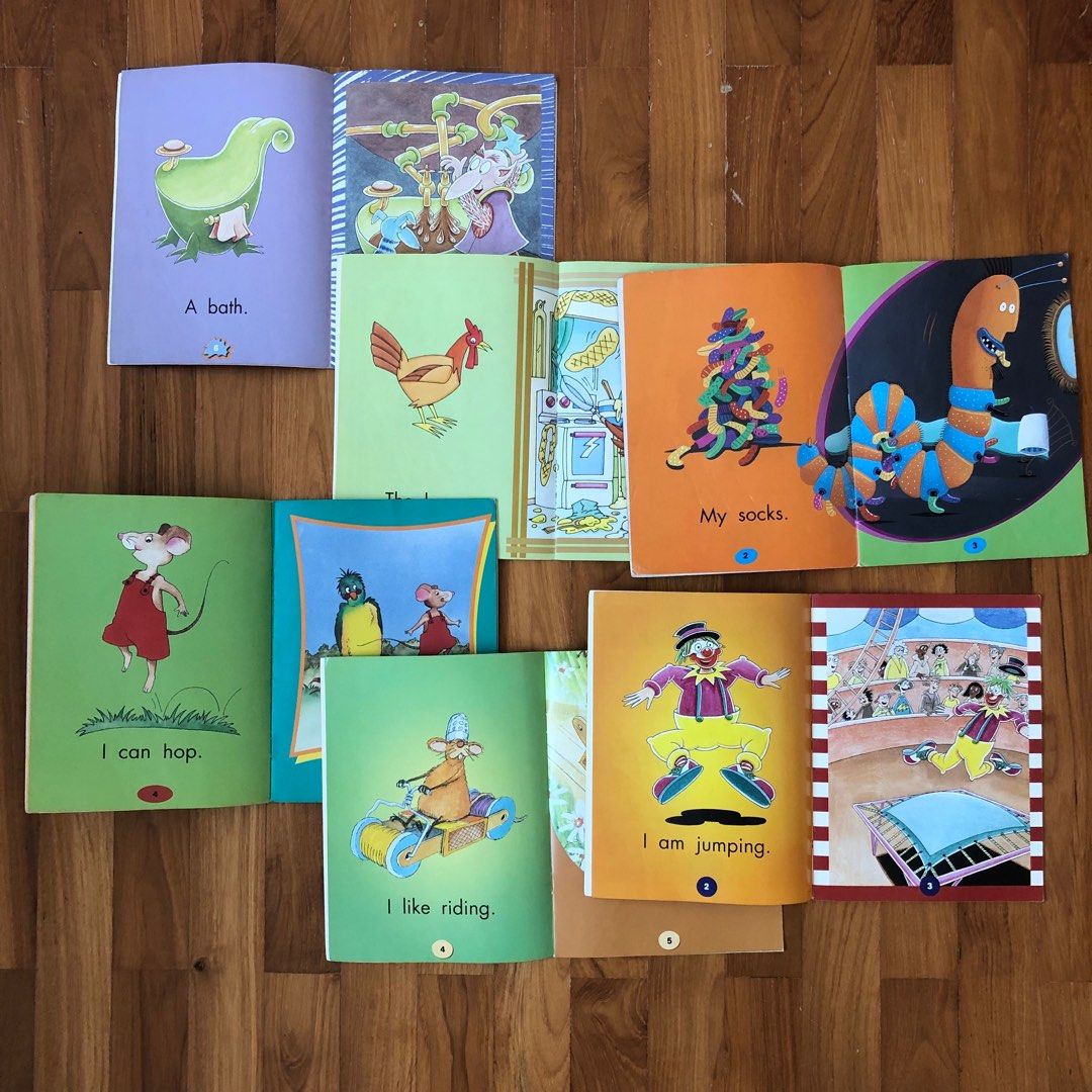 Set of 11 Pearson Longman Sails reading program English story books