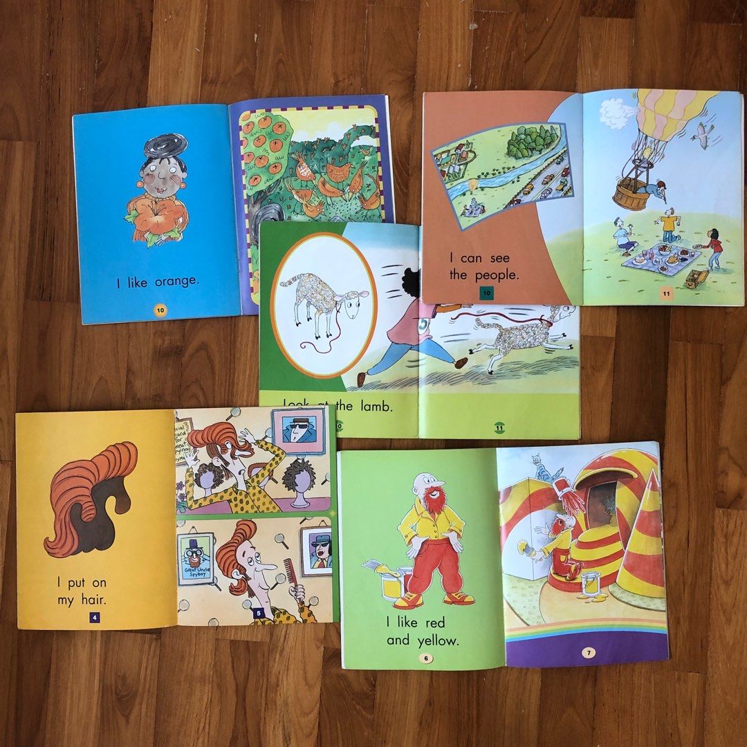 Set of 11 Pearson Longman Sails reading program English story books