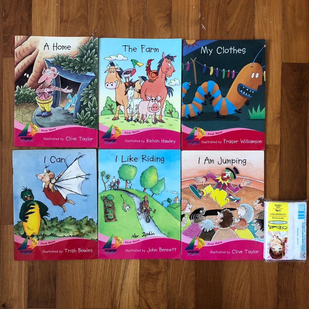 Set of 11 Pearson Longman Sails reading program English story books