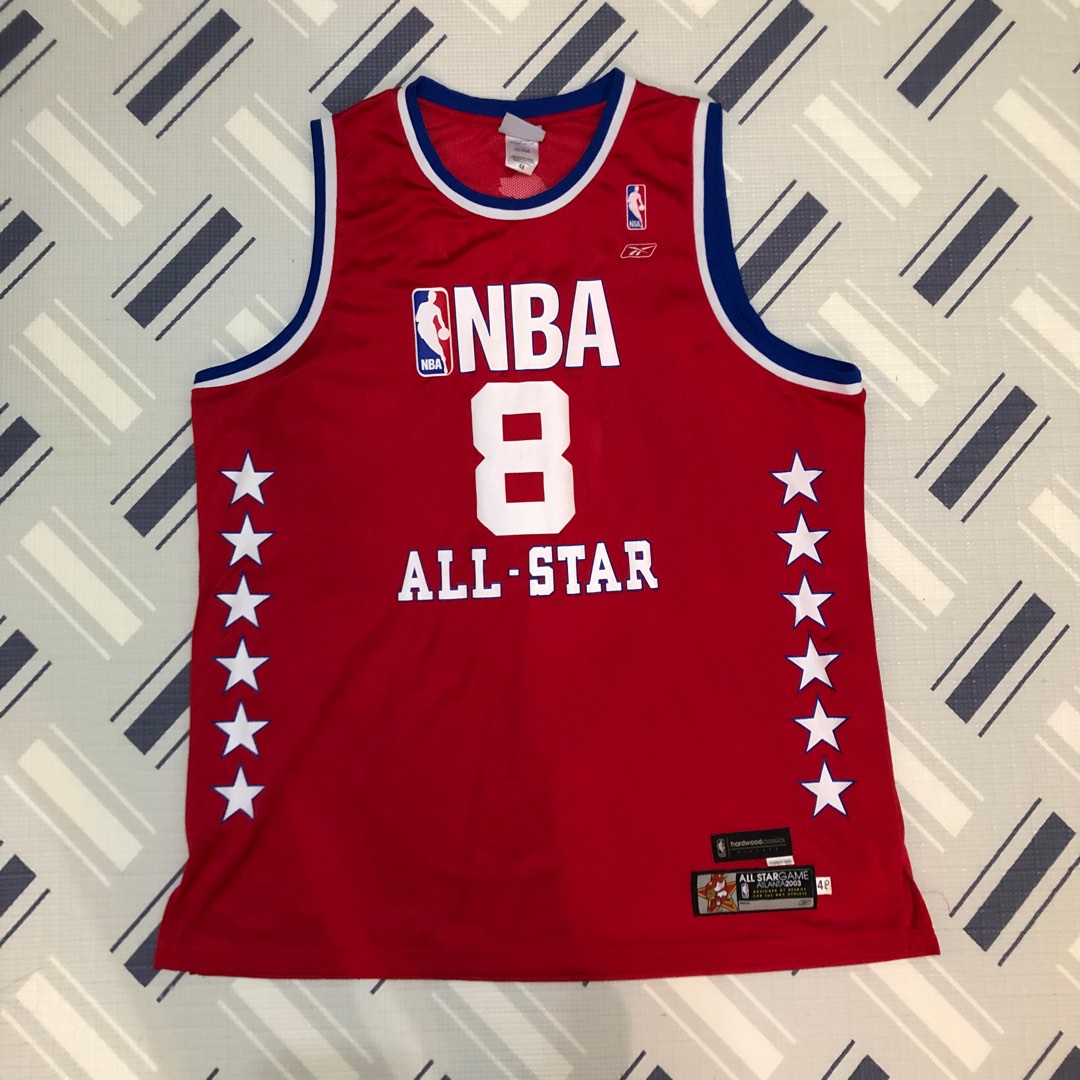 [Share] NBA Lakers Kobe Bryant #8 2003 Atlantic all star game MVP