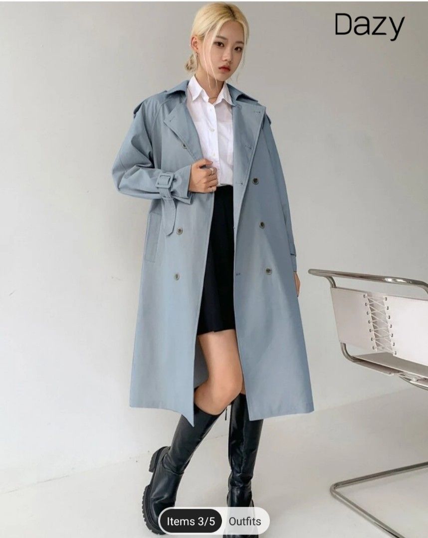 SHEIN TRENCH COAT, Women's Fashion, Coats, Jackets and Outerwear on ...