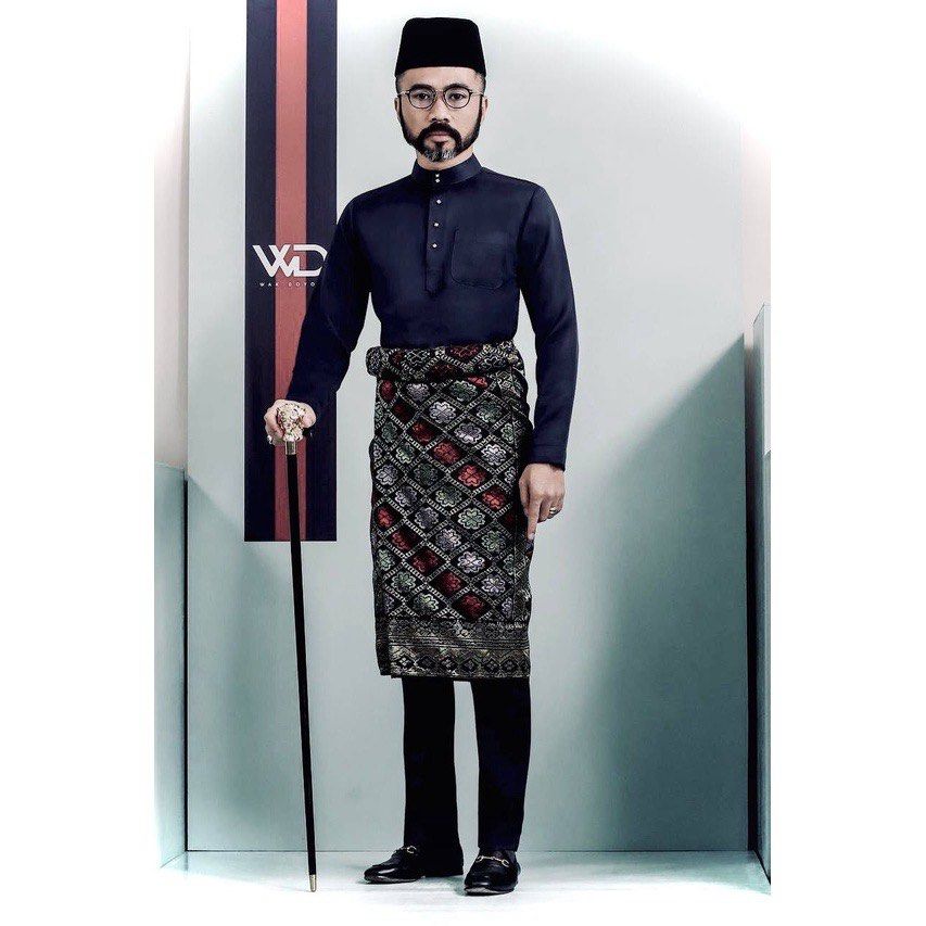 Baju melayu slim top fit wak doyok