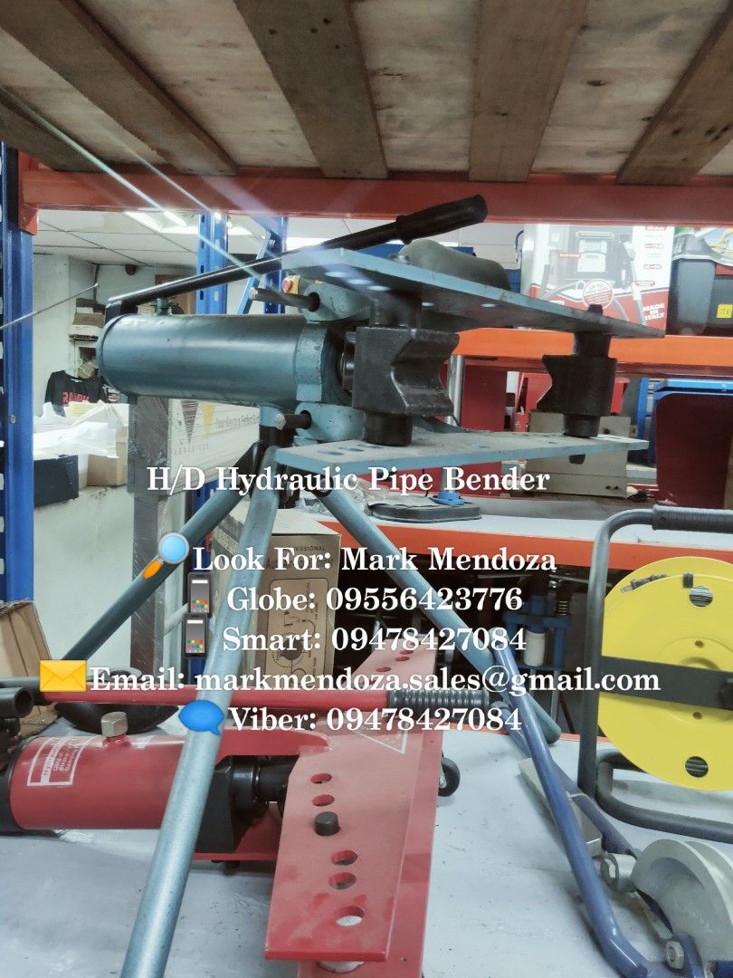 S&M Hydraulic Pipe Bender W/ Tripod, Commercial & Industrial