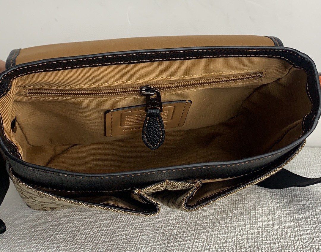 SPRINT MAP BAG 25 IN SIGNATURE JACQUARD (COACH CE534