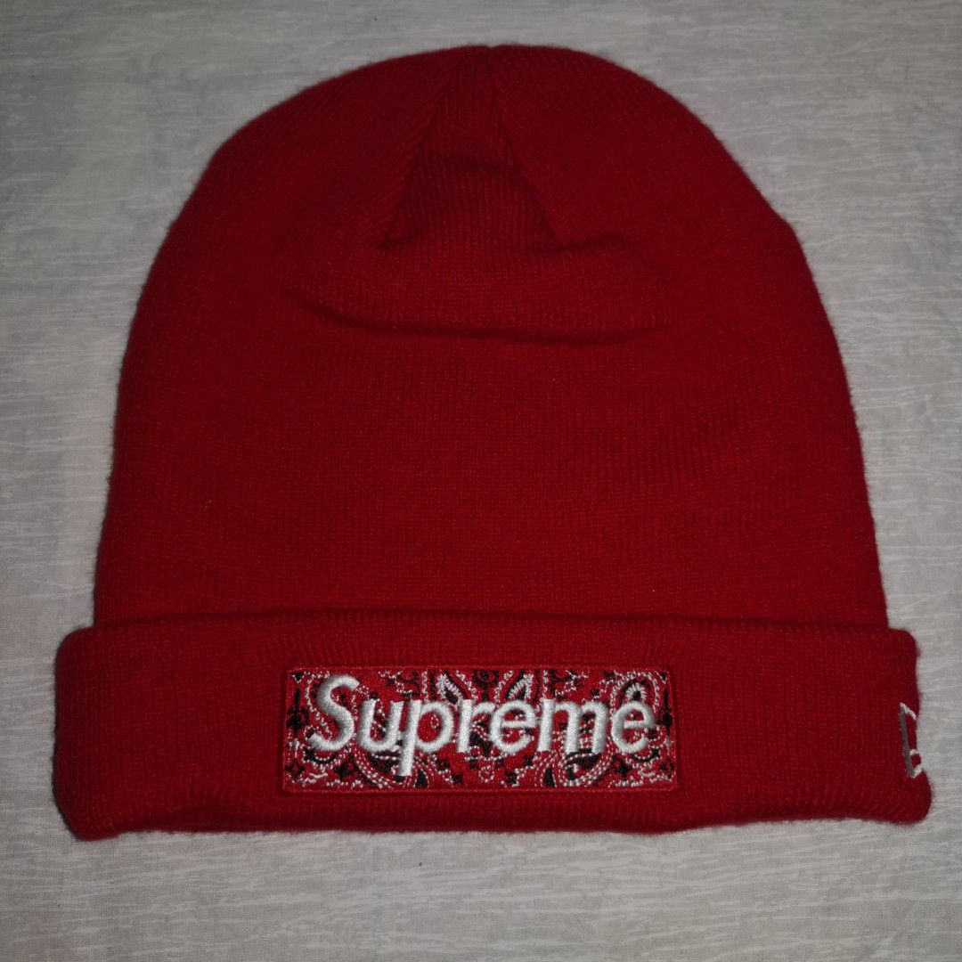 Supreme paisley beanie clearance