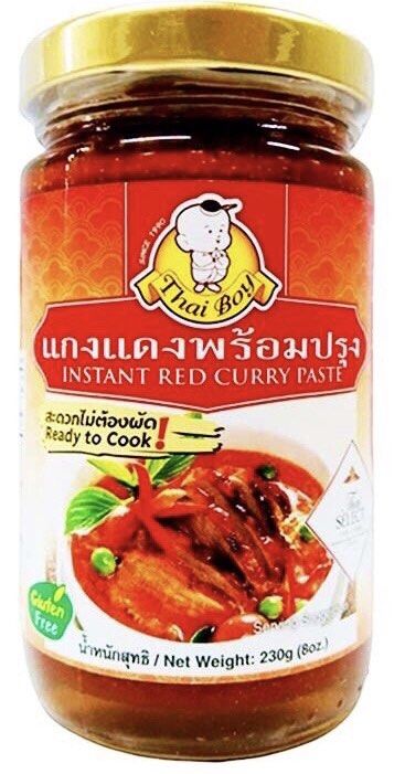 Thai Boy Instant Red Curry Paste 230g, Food & Drinks, Spice & Seasoning ...