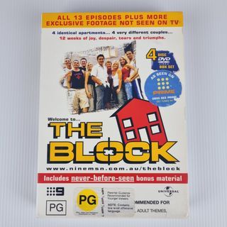 The Block First Season Complete DVD Set Australia