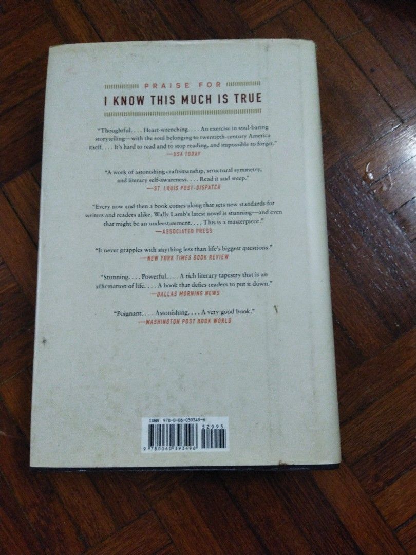 The Hour I First Believed by Wally Lamb, Hobbies & Toys, Books