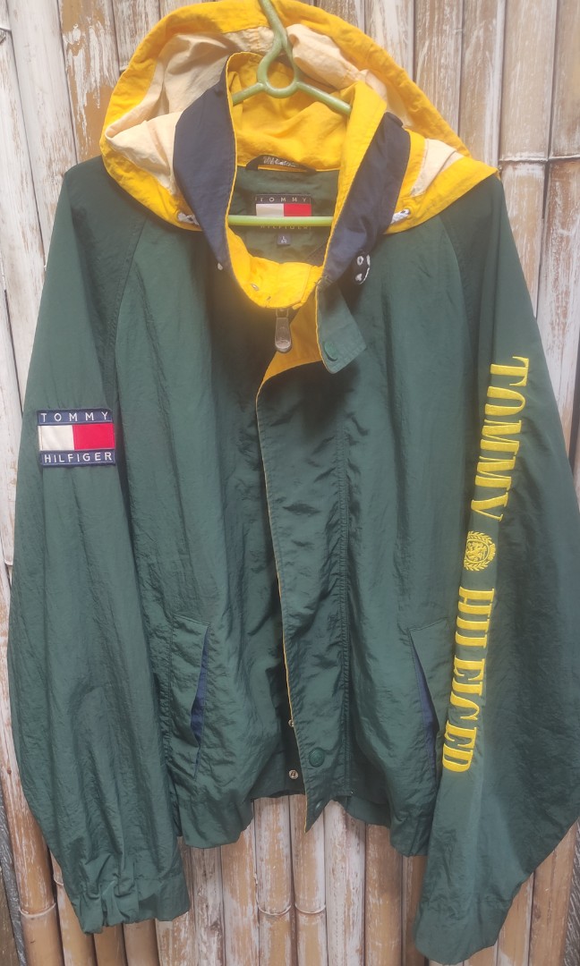 tommy Hilfiger windbreaker vintage 1990's rare jacket authentic made in ...